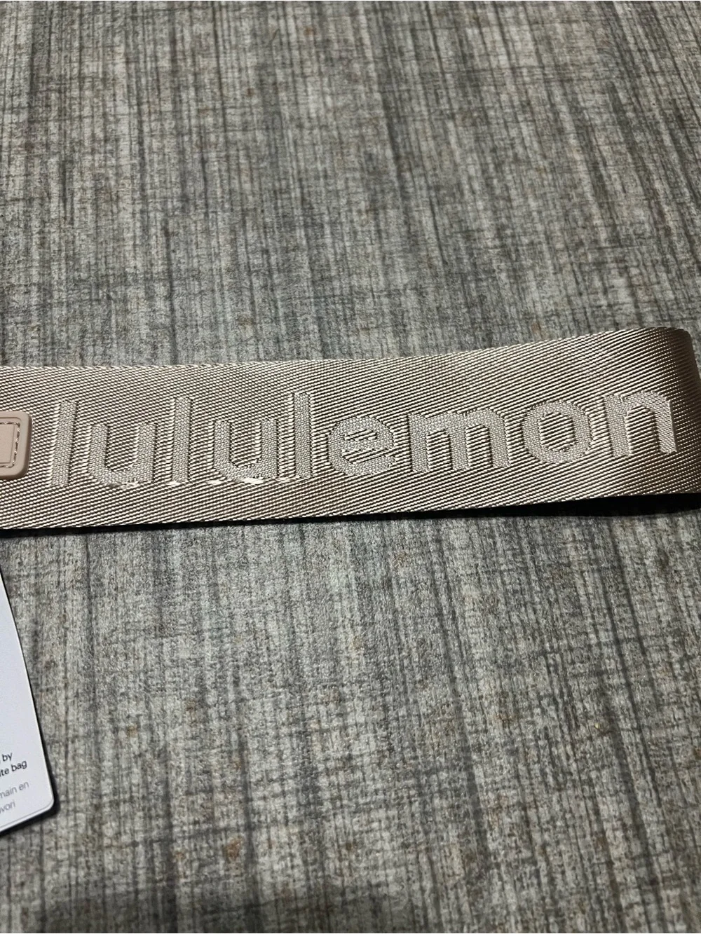 lululemon athletica woven wrist